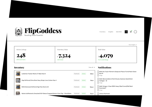 FlipGoddess reseller dashboard